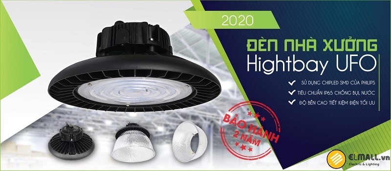 den led nha xuong hightbay ufo 1