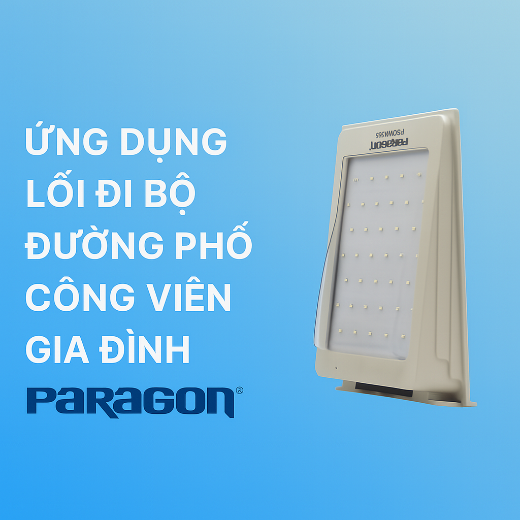 đèn đường năng lượng mặt trời PSOWA565 Paragon