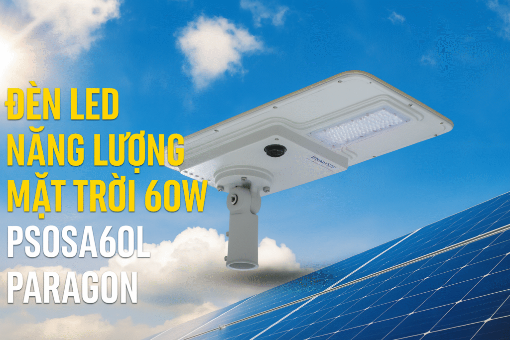 Đèn led năng lượng mặt trời 60W PSOSA60L Paragon