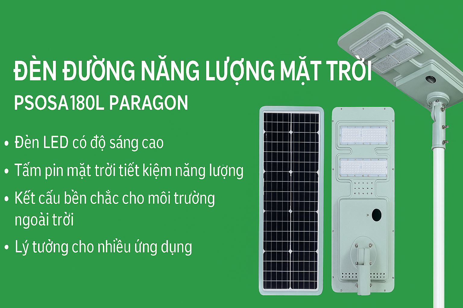 đèn năng lượng mặt trời paragon