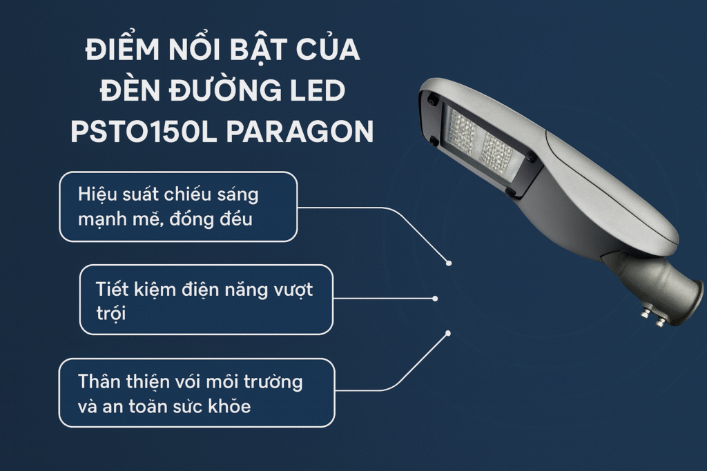 Đèn đường LED PSTO150L Paragon