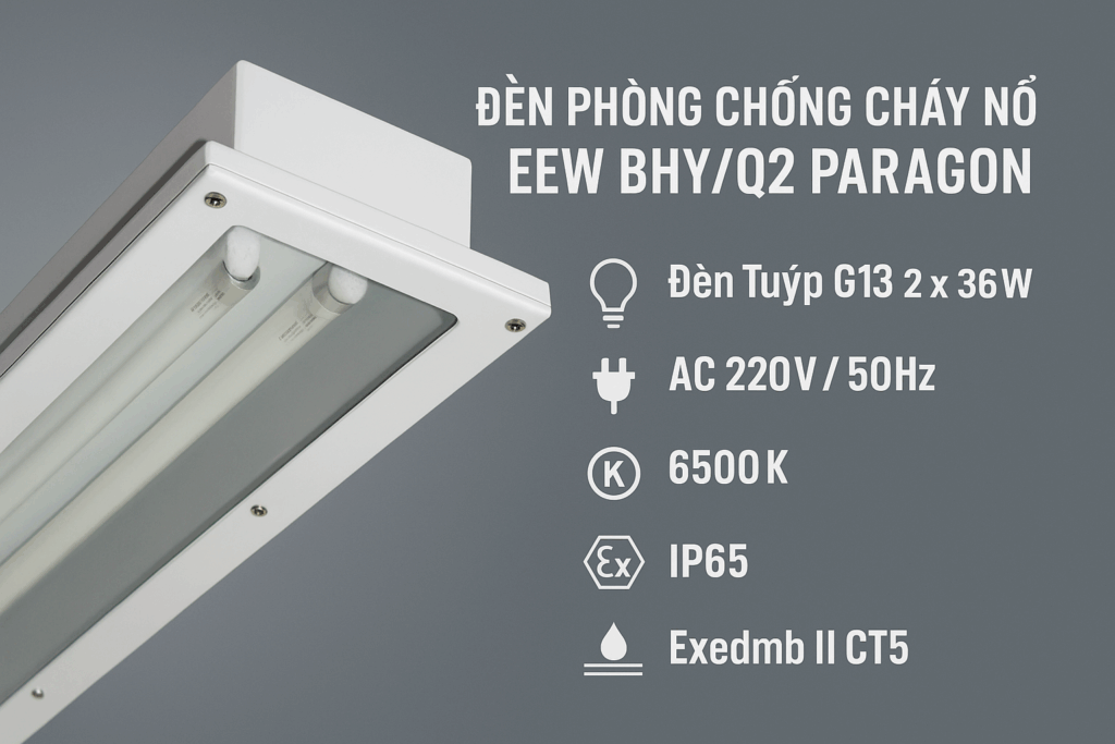 Đèn phòng chống cháy nổ EEW BHY/Q2 Paragon