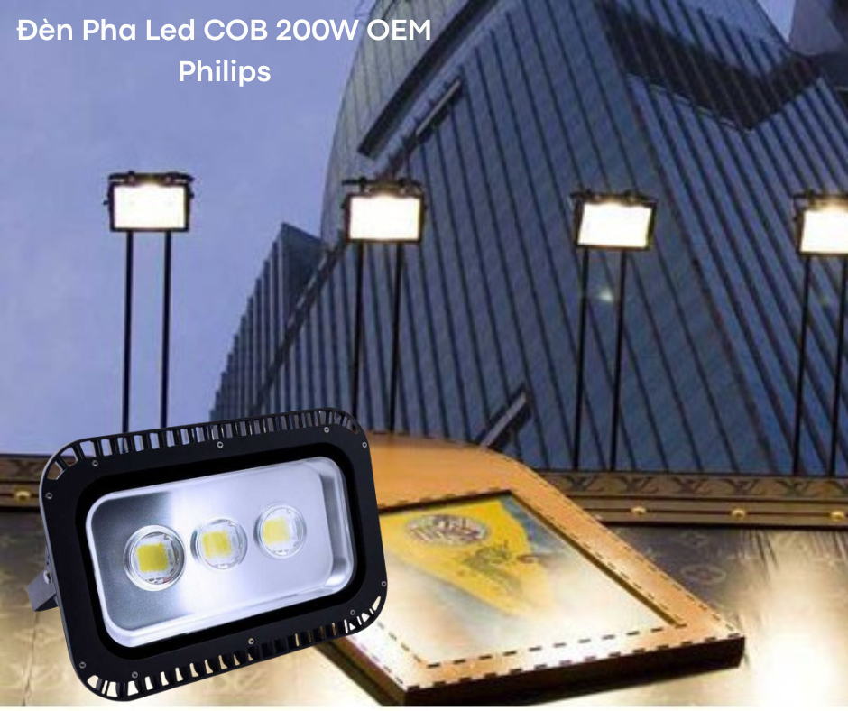 Đèn Pha Led COB 200W OEM Philips 5 Thông số kỹ thuật