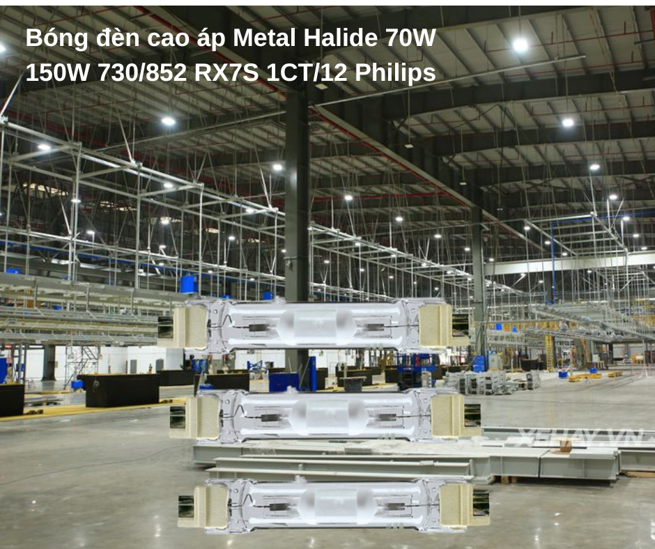 Bóng đèn cao áp Metal Halide 70W 150W 730/852 RX7S 1CT/12 Philips 4 Ứng dụng đa dạng trong rất nhiều lĩnh vực