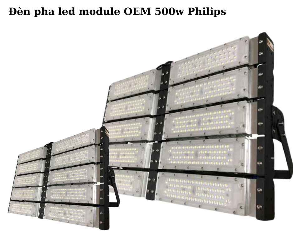 Đèn pha led module OEM 500w Philips 5 Thông số kỹ thuật
