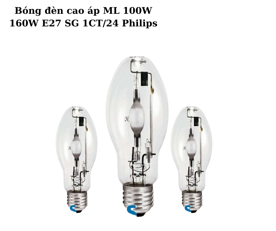 Bóng đèn cao áp ML 100W 160W E27 SG 1CT/24 Philips 5 Thông số kỹ thuật chi tiết