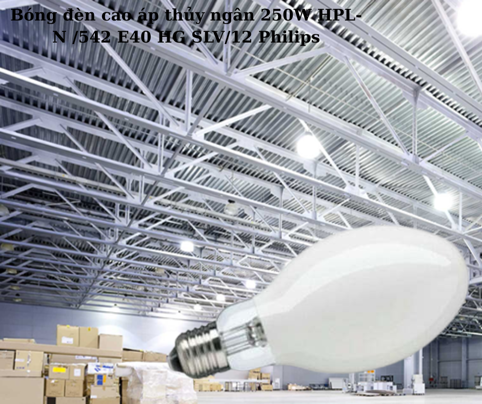 Bóng đèn cao áp thủy ngân 250W HPL-N /542 E40 HG SLV/12 Philips 4 Ứng dụng đa dạng trong nhiều lĩnh vực