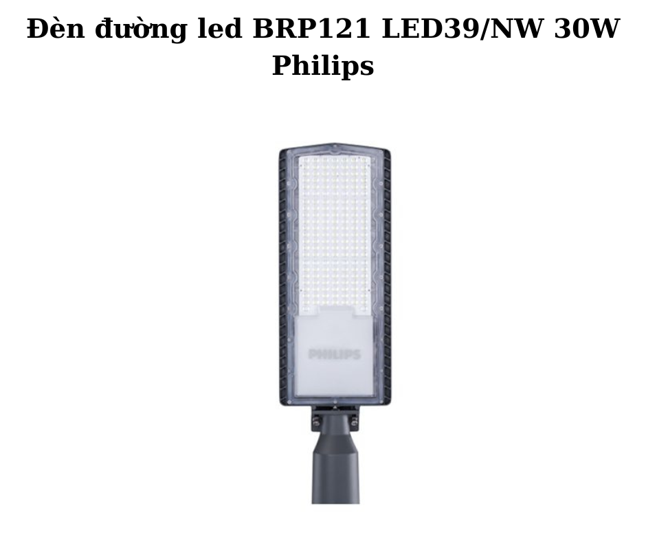 Đèn đường led BRP121 LED39/NW 30W Philips 5 Thông số kỹ thuật