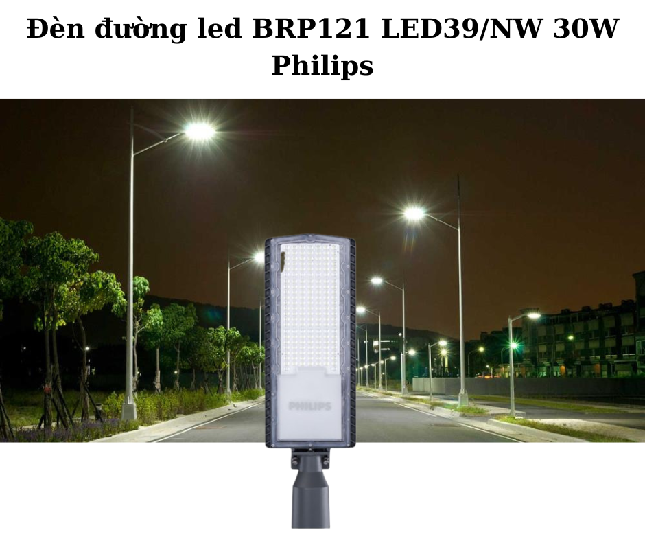 Đèn đường led BRP121 LED39/NW 30W Philips 4 Ứng dụng đa dạng