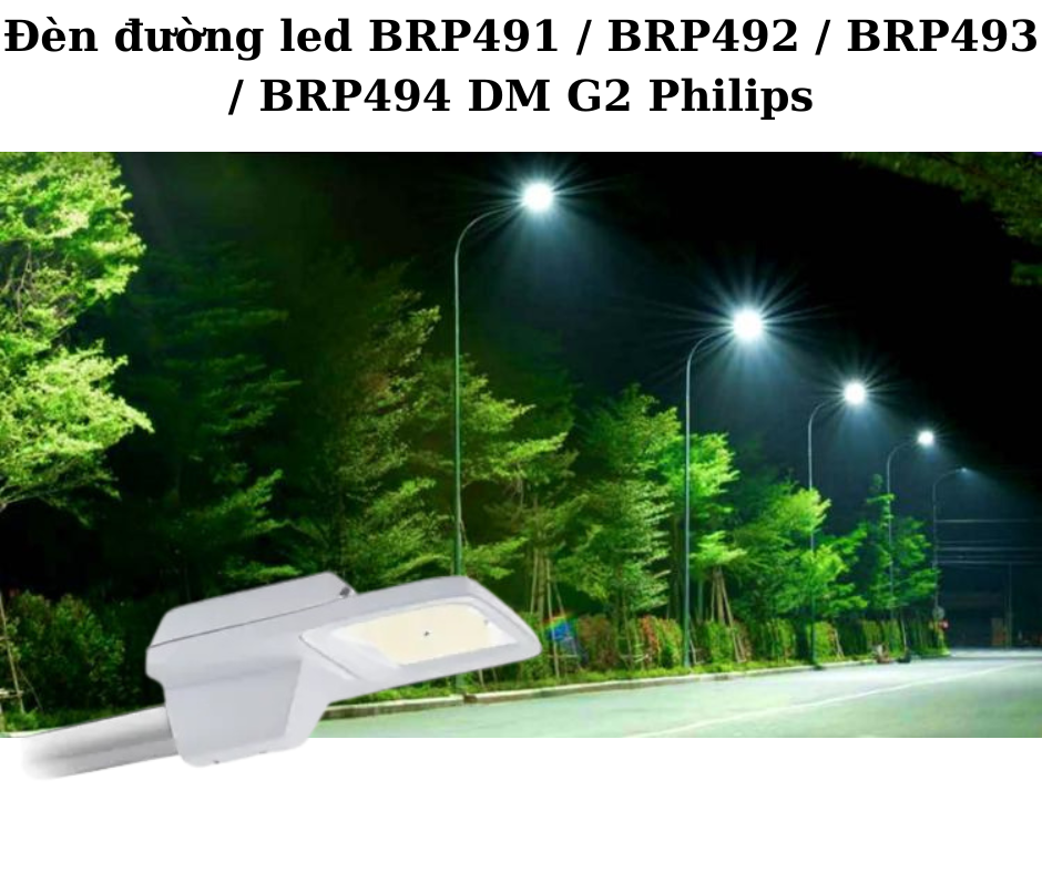Đèn đường led BRP491 / BRP492 / BRP493 / BRP494 DM G2 Philips 4 Ứng dụng đa dạng