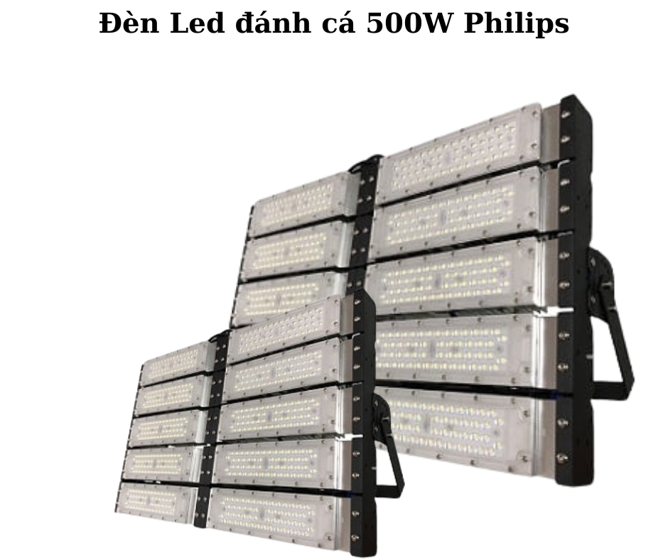 Đèn Led đánh cá 500W Philips 5 Thông số kỹ thuật