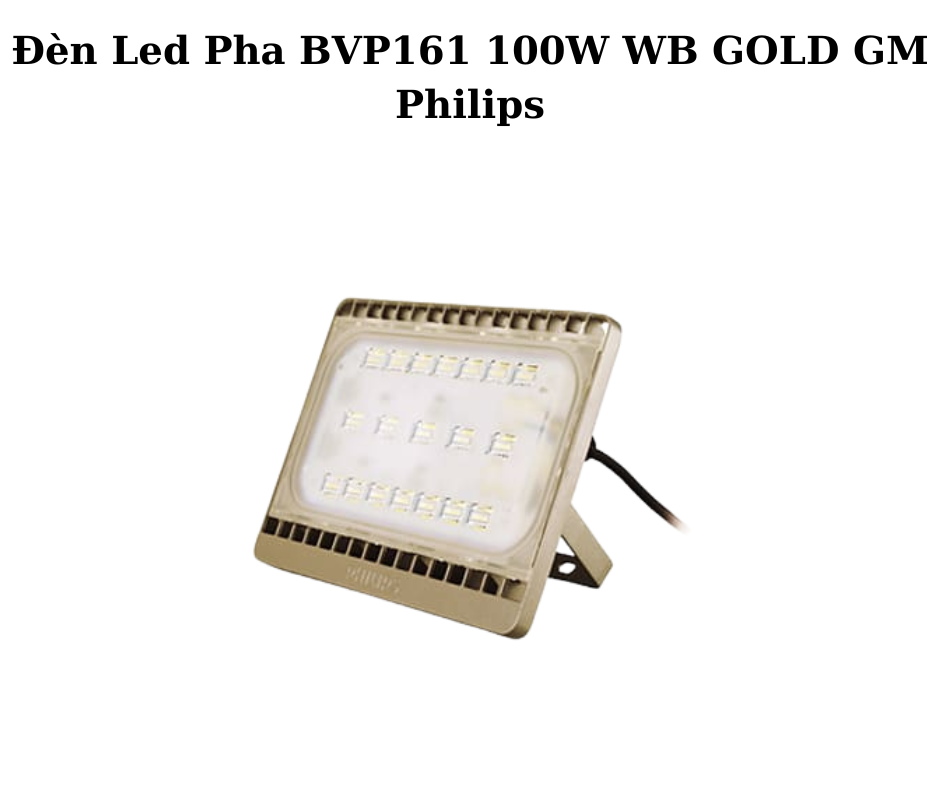 Đèn Led Pha BVP161 100W WB GOLD GM Philips 5 Thông Số Kỹ Thuật