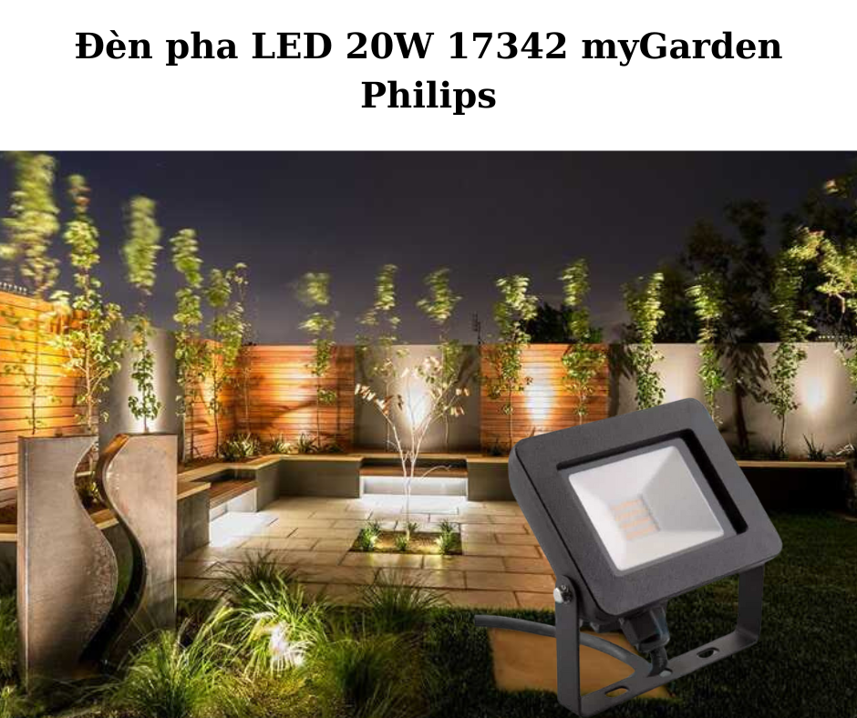 Đèn pha LED 20W 17342 myGarden Philips 4 Ứng dụng đa dạng
