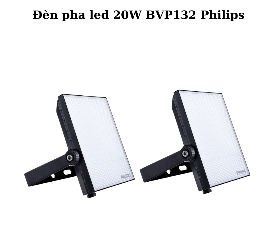 Đèn pha led 20W BVP132 Philips 2 Thiết kế hiện đại và chắc chắn