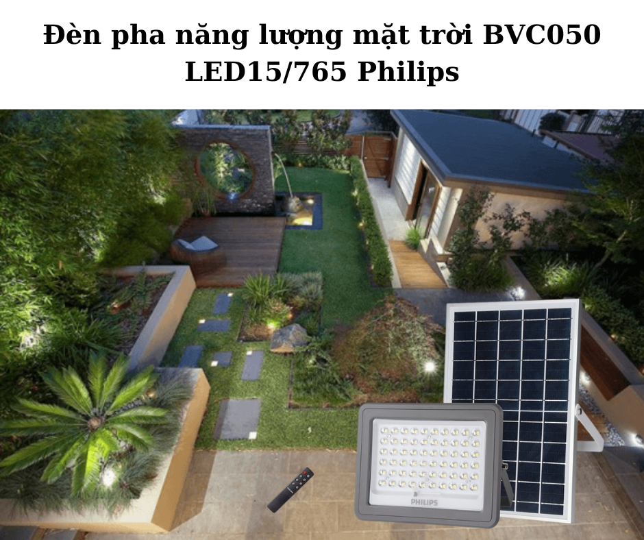 Đèn pha năng lượng mặt trời BVC050 LED15/765 Philips 4 Ứng dụng đa dạng