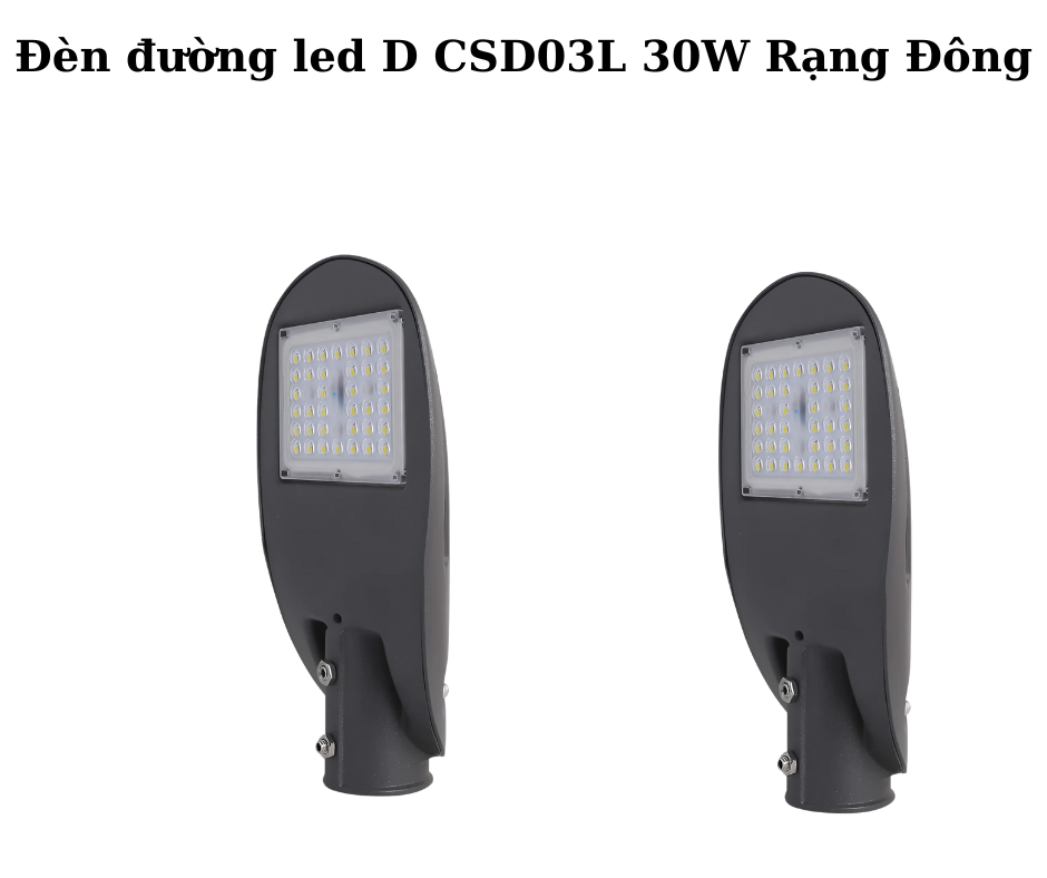 Đèn đường led D CSD03L 30W Rạng Đông 5 Hướng dẫn lắp đặt và sử dụng
