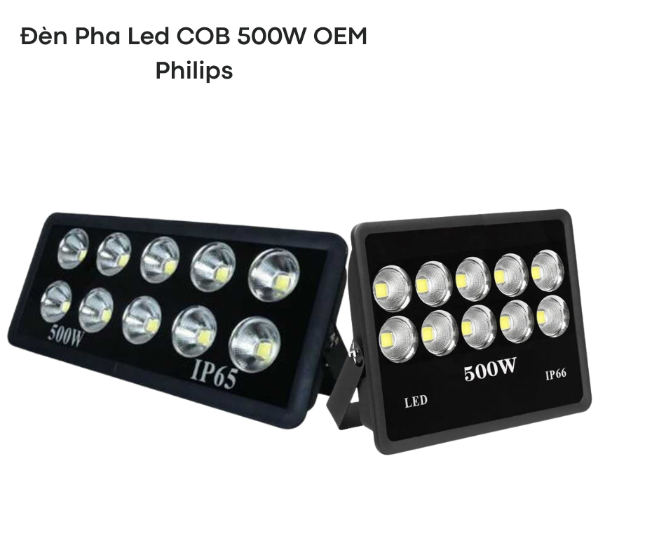 Đèn Pha Led COB 500W OEM Philips 5 Thông số kỹ thuật chi tiết