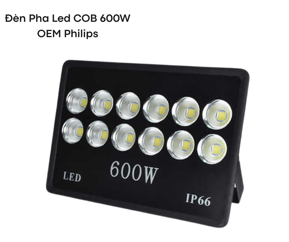 Đèn Pha Led COB 600W OEM Philips 4 Thông số kỹ thuật đèn đèn Pha Led COB 600W OEM Philips
