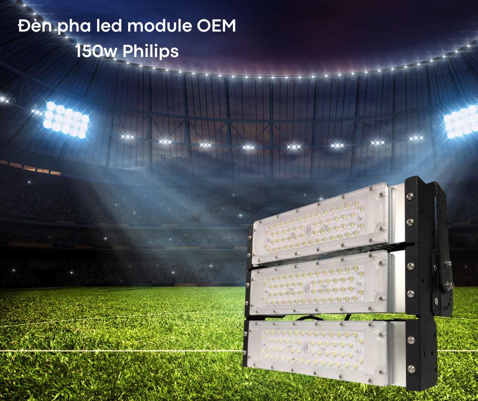 Đèn pha led module OEM 150w Philips 4 Ứng dụng đa dạng trong chiếu sáng