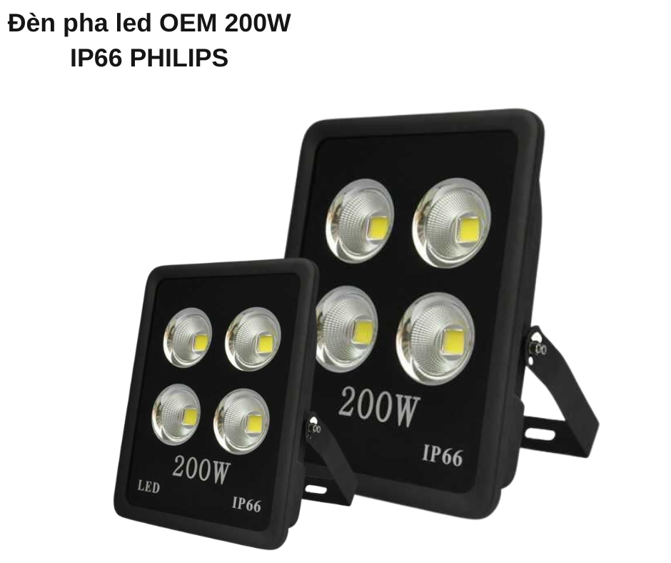 Đèn pha led OEM 200W IP66 PHILIPS 5 Thông số kỹ thuật