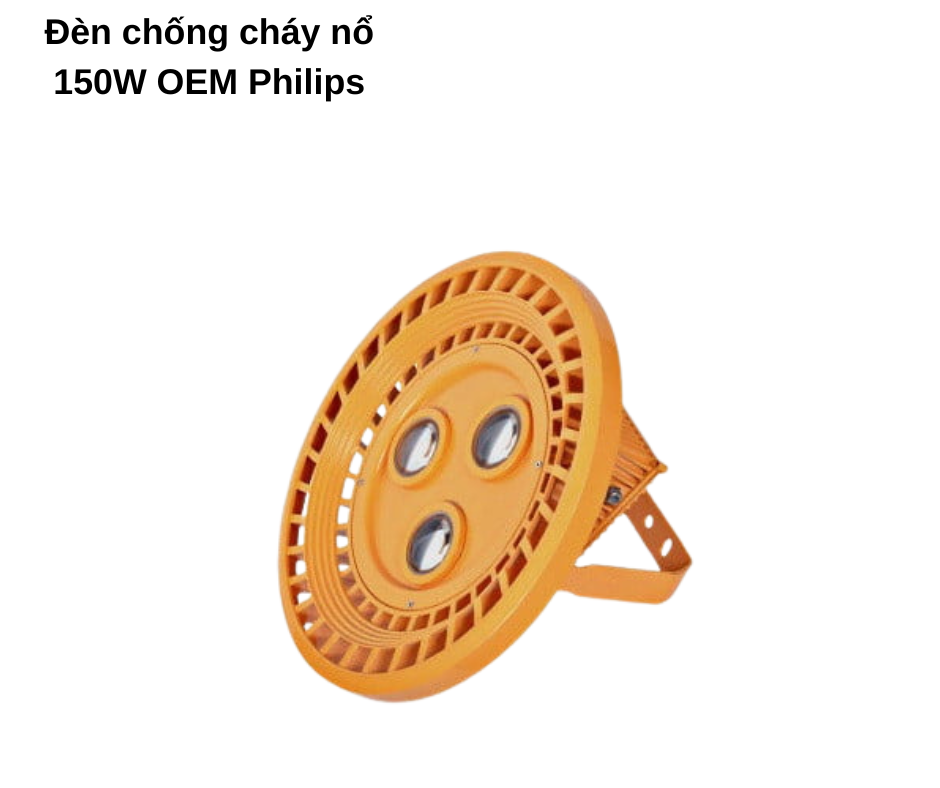 Đèn chống cháy nổ 150W OEM Philips 2 Thiết kế hiện đại và chắc chắn