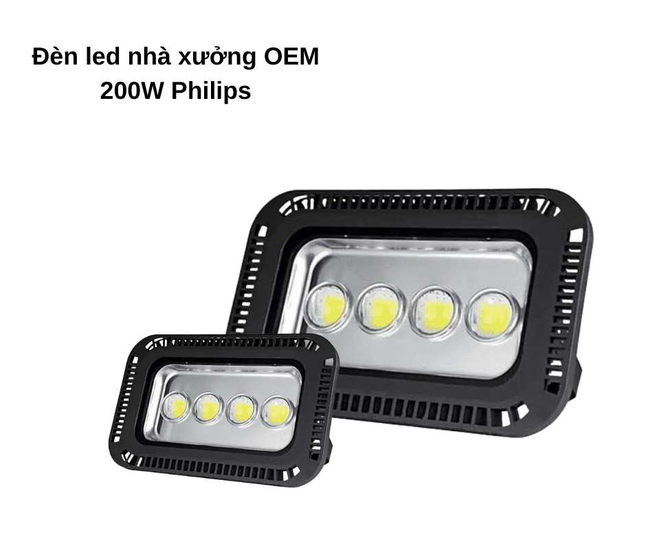 Đèn led nhà xưởng OEM 200W Philips 5 Thông số kỹ thuật