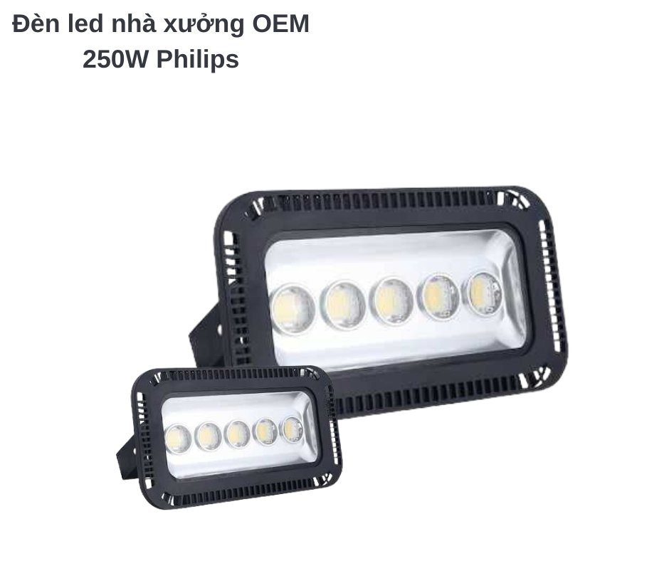 Đèn led nhà xưởng OEM 250W Philips 5 Thông số kỹ thuật chi tiết