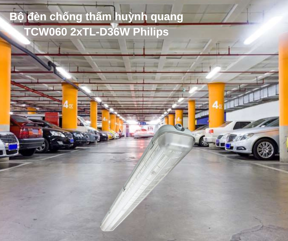 Bộ đèn chống thấm huỳnh quang TCW060 2xTL-D36W Philips 4 Ứng dụng đa dạng trong nhiều lĩnh vực