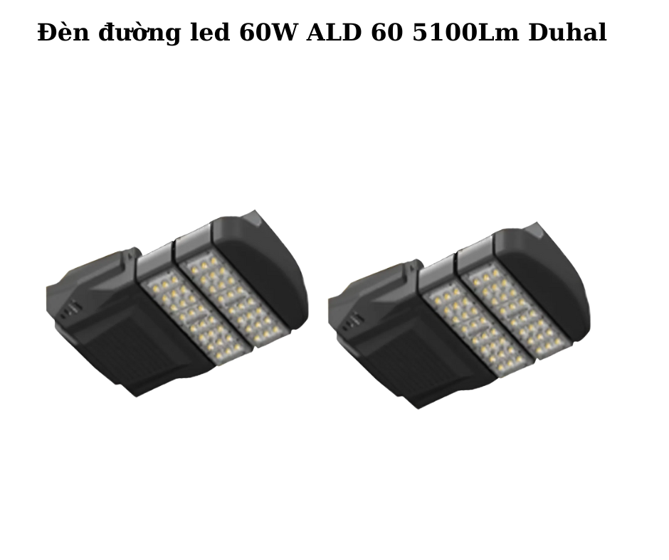 Đèn đường led 60W ALD 60 5100Lm Duhal 5 Hướng dẫn lắp đặt và sử dụng