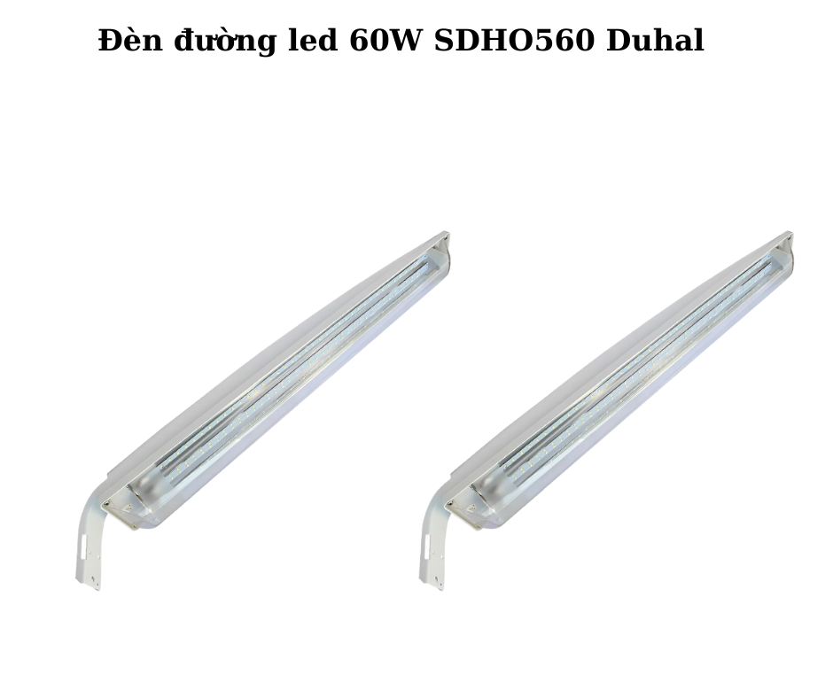 Đèn đường led 60W SDHO560 Duhal 2 Thiết kế hiện đại và chắc chắn