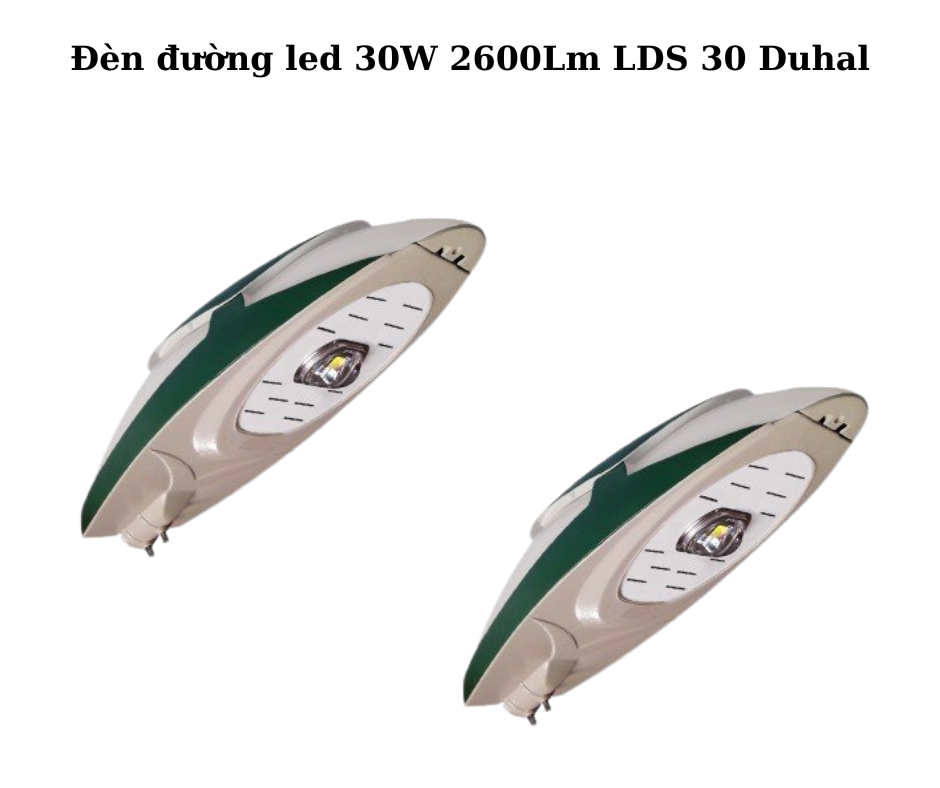 Đèn đường led 30W 2600Lm LDS 30 Duhal 2 Thiết Kế Hiện Đại