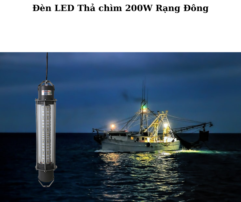 Đèn LED Thả chìm 200W Rạng Đông 4 Ứng dụng đa dạng