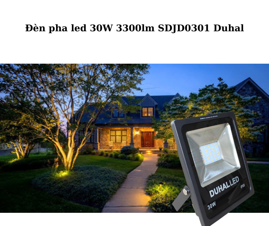 Đèn pha led 30W 3300lm SDJD0301 Duhal 4 Ứng dụng đa dạng