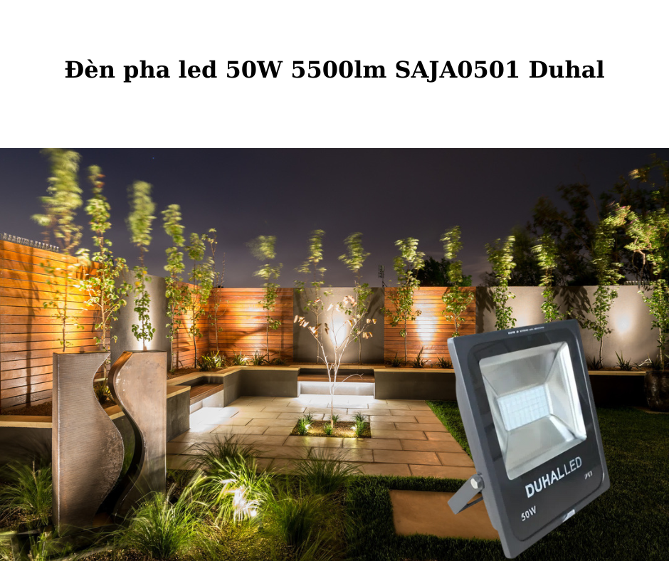 Đèn pha led 50W 5500lm SAJA0501 Duhal 4 Ứng dụng đa dạng