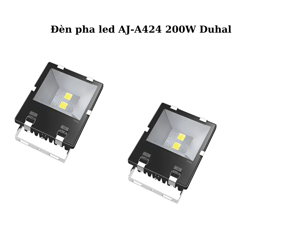 Đèn pha led AJ-A424 200W Duhal 2 Thiết kế hiện đại và chắc chắn
