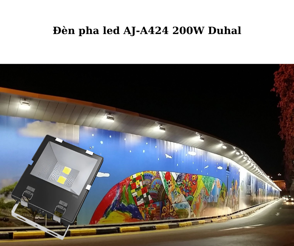 Đèn pha led AJ-A424 200W Duhal 4 Ứng dụng đa dạng