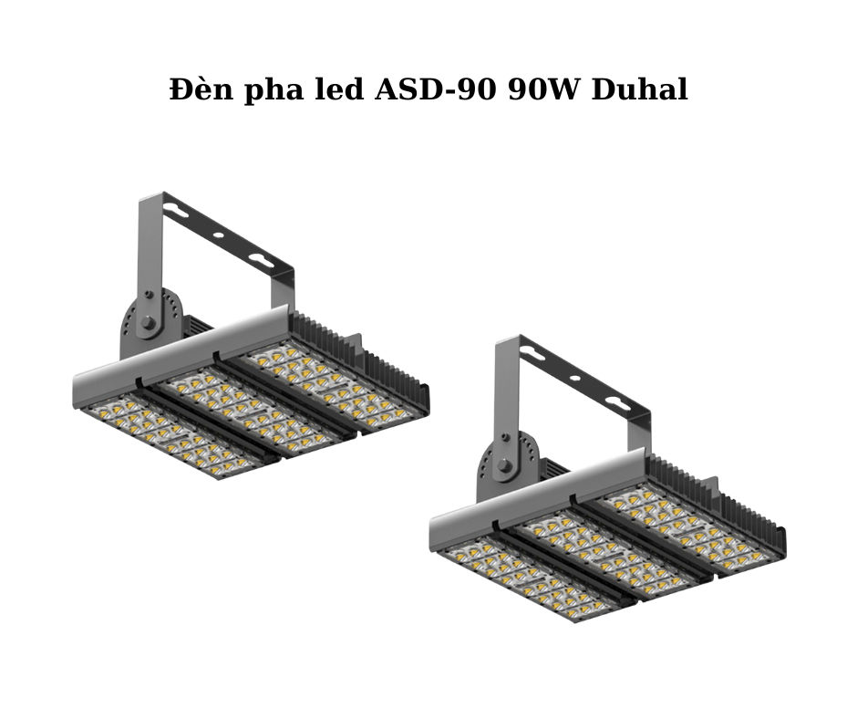 Đèn pha led ASD-90 90W Duhal 2 Thiết kế hiện đại và chắc chắn