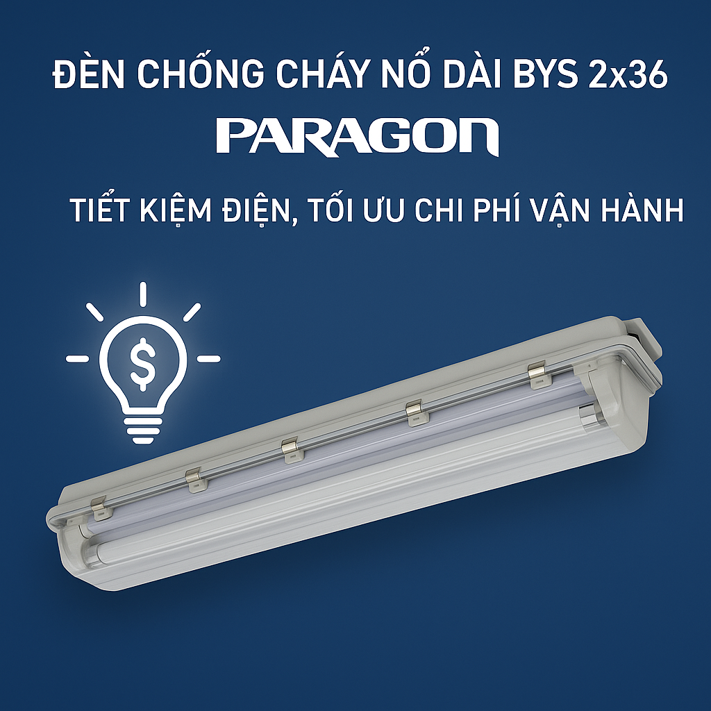 Đèn chống cháy nổ dài BYS 2x36 Paragon