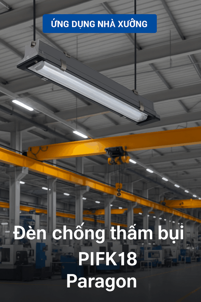 Đèn chống thấm bụi 600 mm PIFK118 Paragon