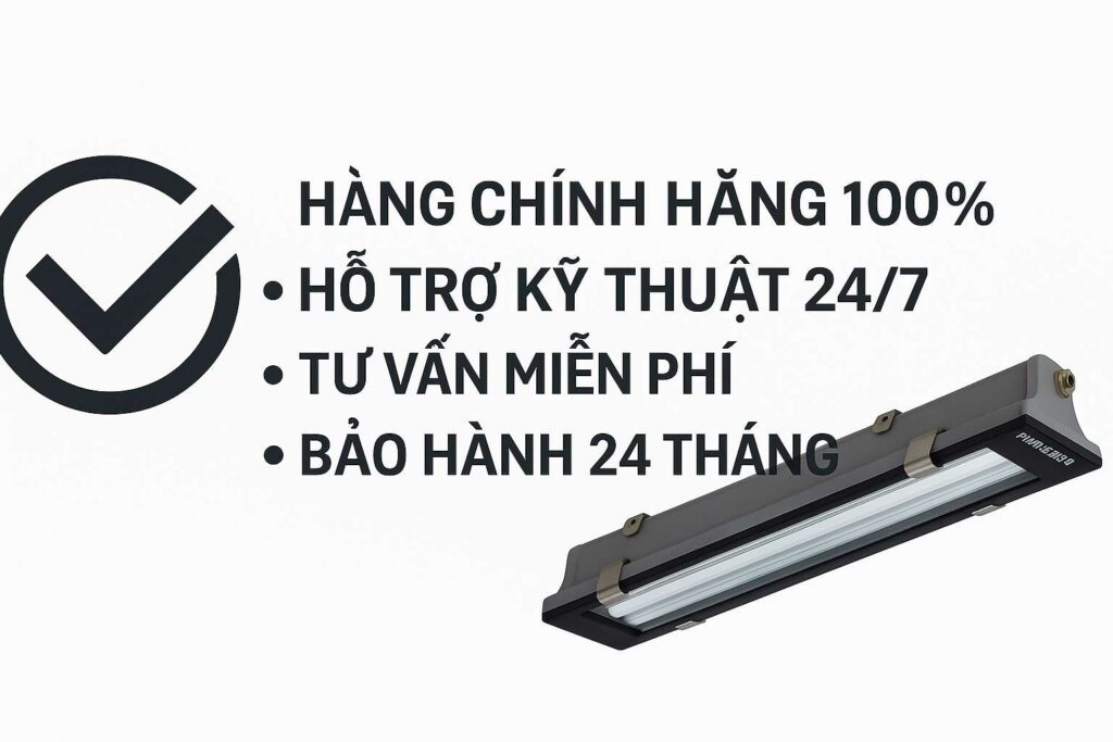 Đèn chống thấm bụi 600 mm PIFK118 Paragon