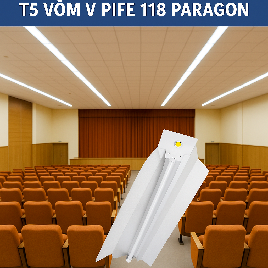máng đèn t5 vòm v