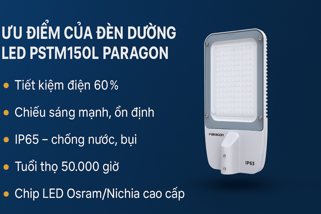 đèn đường LED PSTM150L Paragon