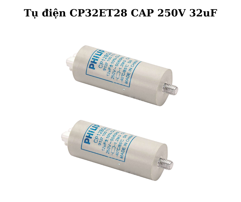 Tụ điện CP32ET28 CAP 250V 32uF 2 Thiết kế hiện đại và chắc chắn