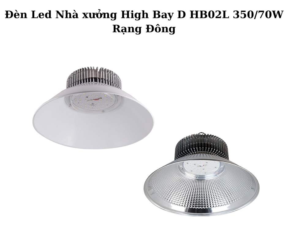Đèn Led Nhà xưởng High Bay D HB02L 350/70W Rạng Đông 5 Hướng dẫn lắp đặt và sử dụng