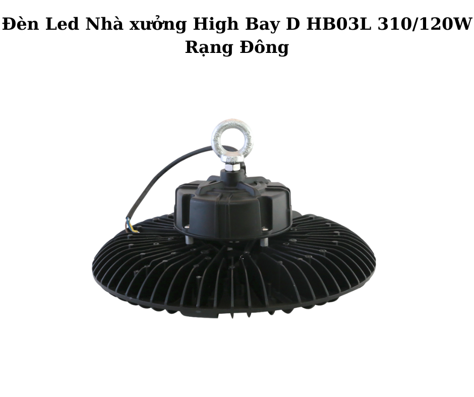 Đèn Led Nhà xưởng High Bay D HB03L 310/120W Rạng Đông 5 Hướng dẫn lắp đặt và sử dụng