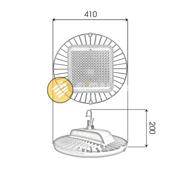 den nha xuong ufo oem philips 150W hkled 6 2