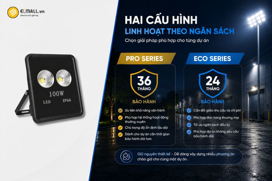 SL-DPL02-100 được phát triển với hai nhóm cấu hình Pro Series và Eco Series, giúp khách hàng chủ động hơn khi lựa chọn sản phẩm theo yêu cầu kỹ thuật và ngân sách.