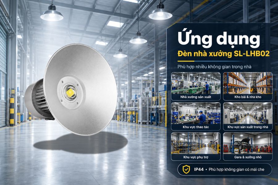Ứng dụng của đèn nhà xưởng OEM SL-LHB02-50