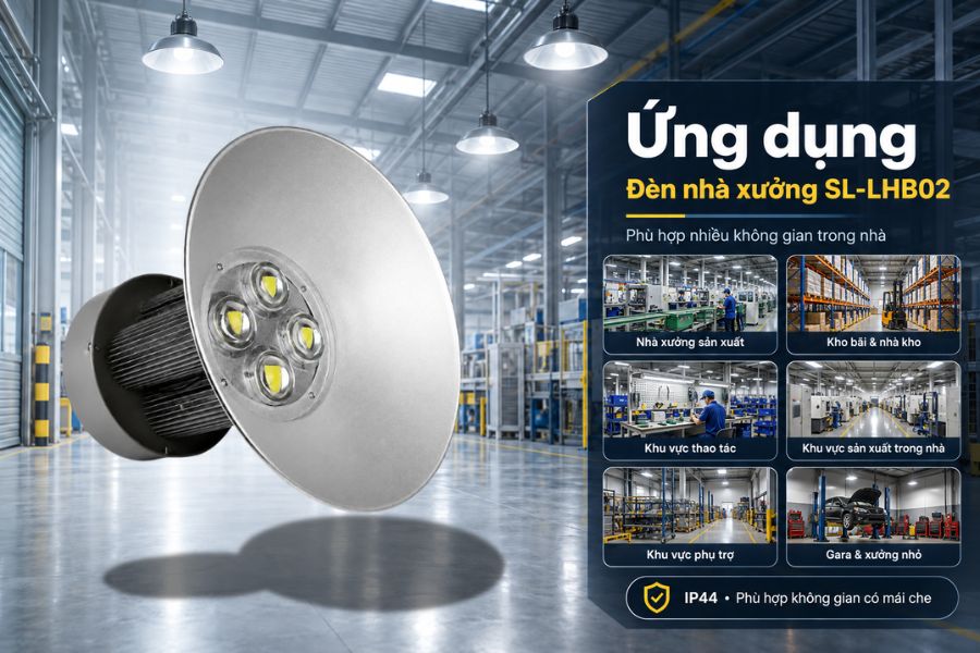 Ứng dụng của đèn nhà xưởng OEM SL-LHB02-200