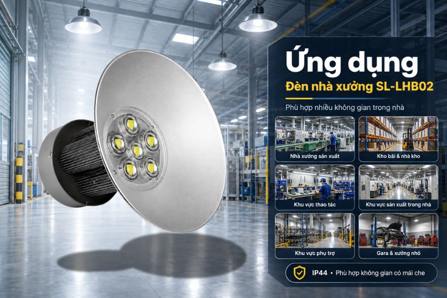Ứng dụng của đèn nhà xưởng OEM SL-LHB02-300